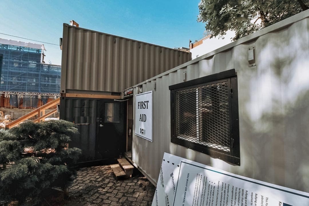 20&rsquo; Office CUBE &ndash; Vinyl Drywall Finished - Container Services Pty Ltd