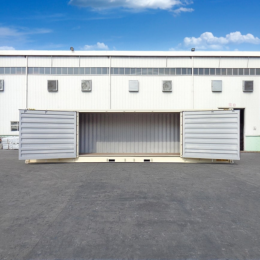 40&rsquo;HC New (1-trip) &ldquo;Openside&rdquo; Shipping Container - Container Services Pty Ltd
