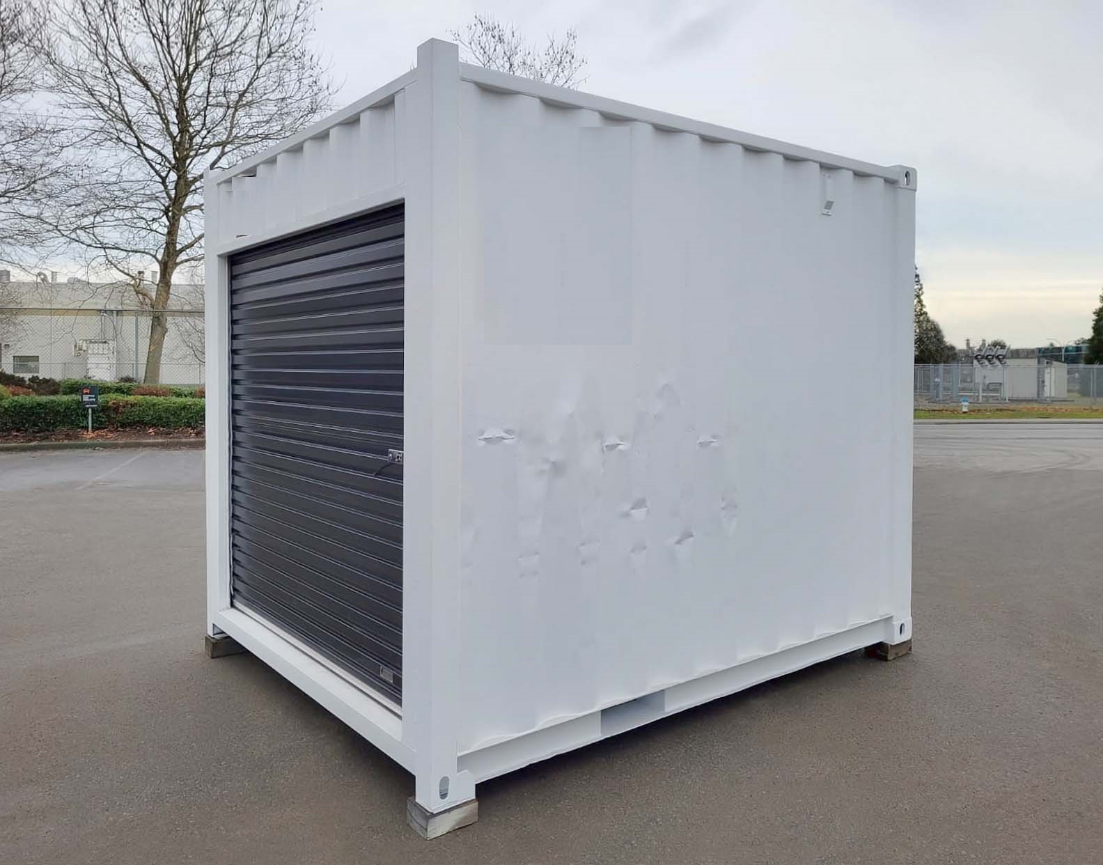 10&rsquo; &ldquo;Cut Down&rdquo; Used Container + Rollup - Container Services Pty Ltd