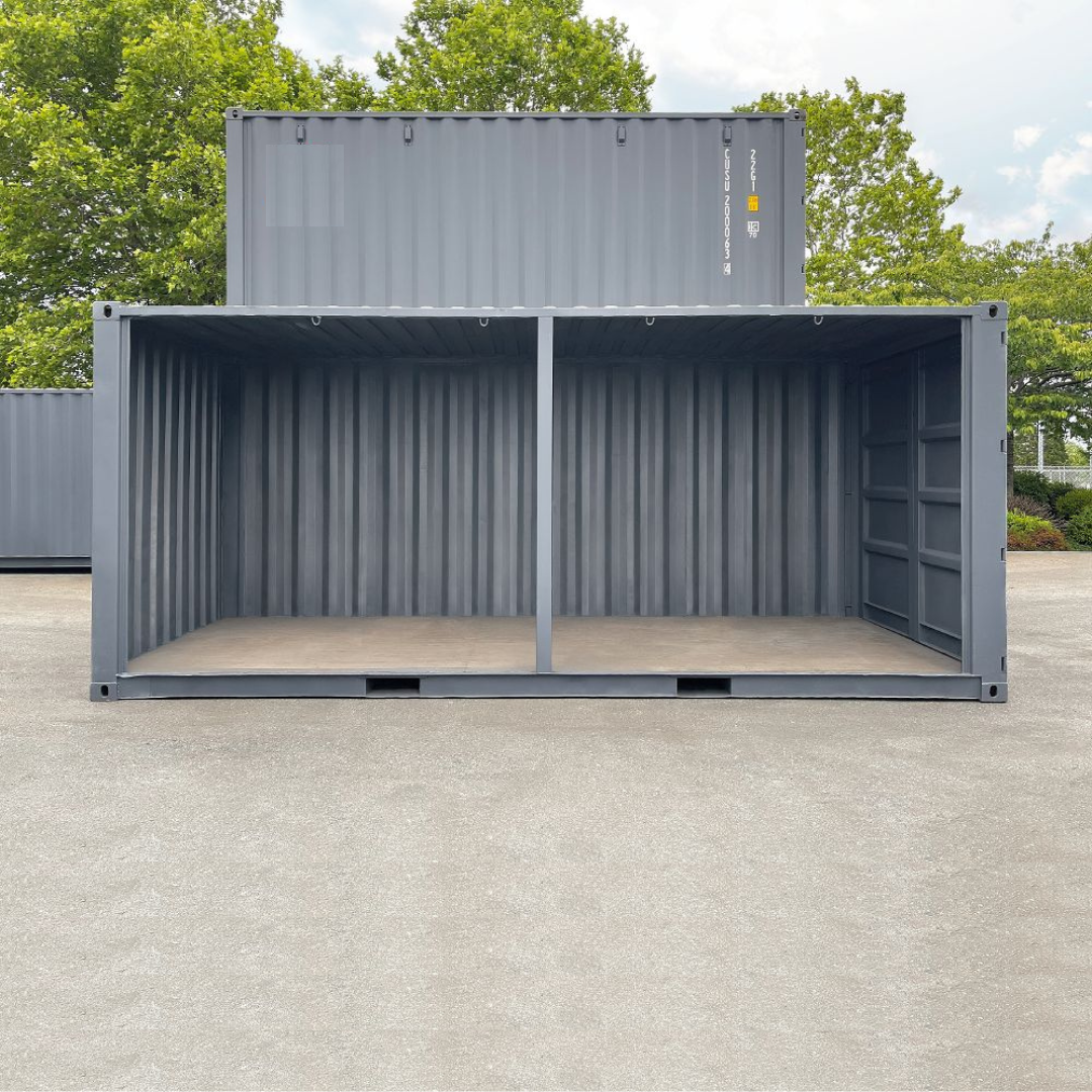20&rsquo; Used &ldquo;Open Face&rdquo; Shipping Container - Container Services Pty Ltd