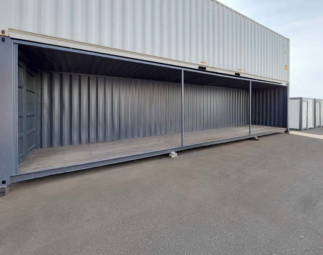 40&rsquo;HC Used &ldquo;Open Face&rdquo; Shipping Container - Container Services Pty Ltd